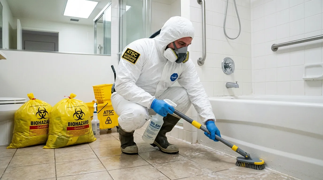 Decontamination equipment deployed for Blood Cleanup in Mascotte